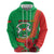 Personalised Burkina Faso Independence Day Hoodie Coat Of Arms With Rose