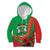 Personalised Burkina Faso Independence Day Kid Hoodie Coat Of Arms With Rose