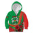 Personalised Burkina Faso Independence Day Kid Hoodie Coat Of Arms With Rose