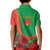 Personalised Burkina Faso Independence Day Kid Polo Shirt Coat Of Arms With Rose
