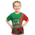 Personalised Burkina Faso Independence Day Kid T Shirt Coat Of Arms With Rose