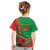 Personalised Burkina Faso Independence Day Kid T Shirt Coat Of Arms With Rose