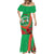 Personalised Burkina Faso Independence Day Mermaid Dress Coat Of Arms With Rose