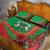 Burkina Faso Independence Day Quilt Bed Set Coat Of Arms With Rose