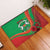 Burkina Faso Independence Day Rubber Doormat Coat Of Arms With Rose