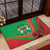 Burkina Faso Independence Day Rubber Doormat Coat Of Arms With Rose