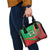 Burkina Faso Independence Day Shoulder Handbag Coat Of Arms With Rose