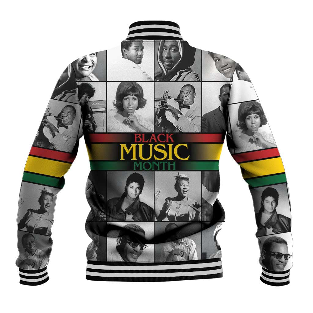African-American Black Music Month Baseball Jacket Legends Tribute