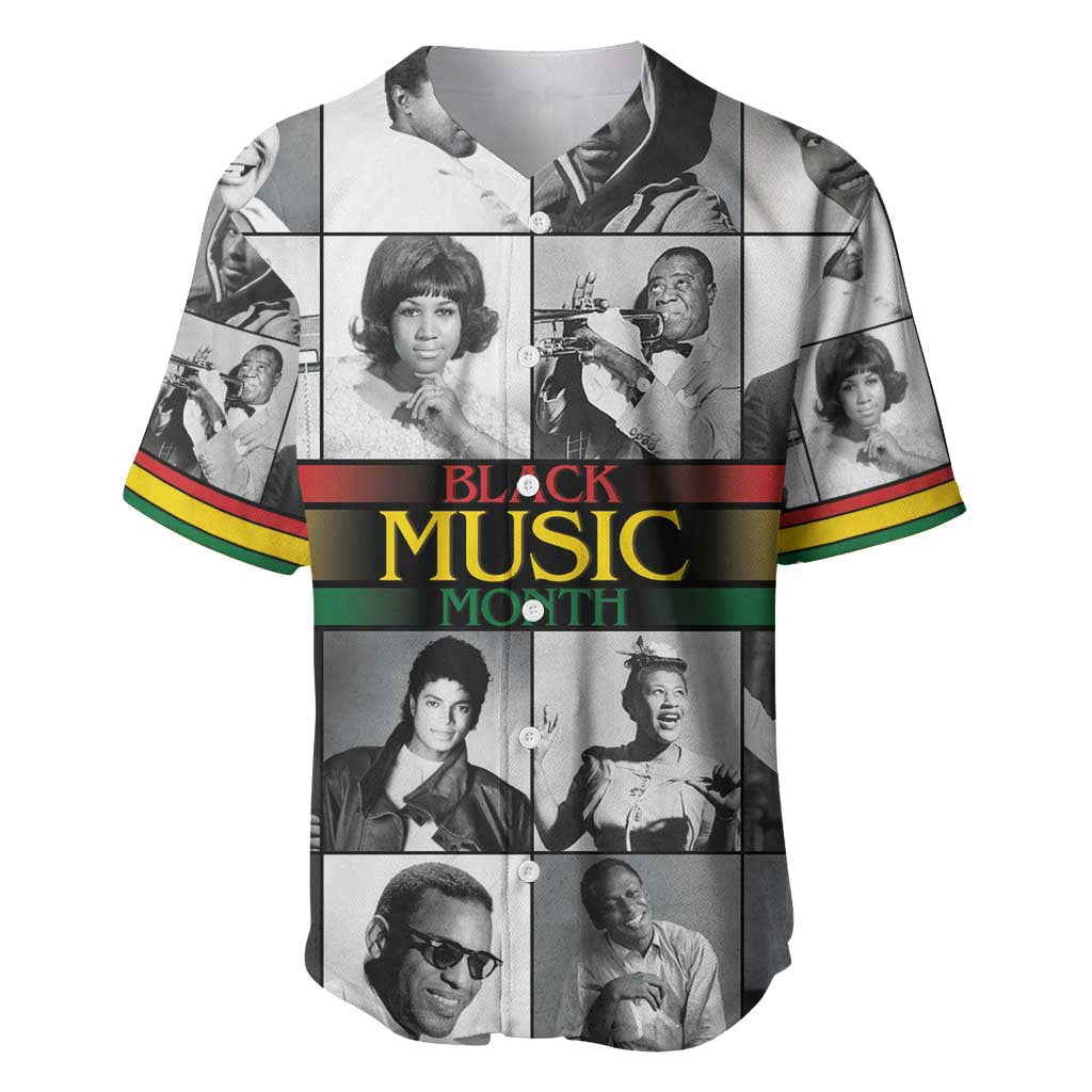 African-American Black Music Month Baseball Jersey Legends Tribute