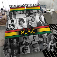 African-American Black Music Month Bedding Set Legends Tribute