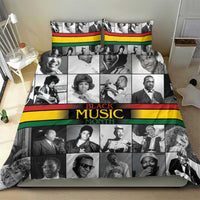 African-American Black Music Month Bedding Set Legends Tribute