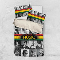 African-American Black Music Month Bedding Set Legends Tribute