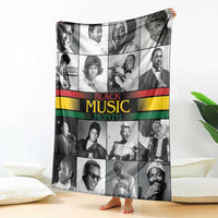 African-American Black Music Month Blanket Legends Tribute
