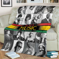 African-American Black Music Month Blanket Legends Tribute