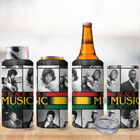 African-American Black Music Month 4 in 1 Can Cooler Tumbler Legends Tribute