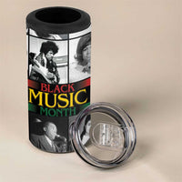 African-American Black Music Month 4 in 1 Can Cooler Tumbler Legends Tribute