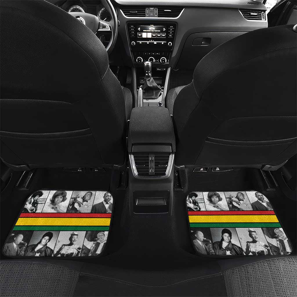 African-American Black Music Month Car Mats Legends Tribute