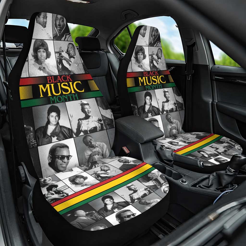 African-American Black Music Month Car Seat Cover Legends Tribute