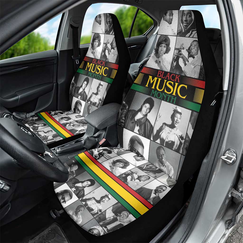 African-American Black Music Month Car Seat Cover Legends Tribute