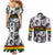 African-American Black Music Month Couples Matching Mermaid Dress and Long Sleeve Button Shirt Legends Tribute