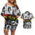 African-American Black Music Month Couples Matching Off Shoulder Short Dress and Hawaiian Shirt Legends Tribute