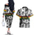 African-American Black Music Month Couples Matching Off The Shoulder Long Sleeve Dress and Hawaiian Shirt Legends Tribute