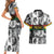 African-American Black Music Month Couples Matching Short Sleeve Bodycon Dress and Hawaiian Shirt Legends Tribute
