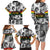African-American Black Music Month Family Matching Long Sleeve Bodycon Dress and Hawaiian Shirt Legends Tribute