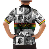 African-American Black Music Month Family Matching Mermaid Dress and Hawaiian Shirt Legends Tribute