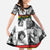 African-American Black Music Month Family Matching Off The Shoulder Long Sleeve Dress and Hawaiian Shirt Legends Tribute