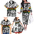 African-American Black Music Month Family Matching Off The Shoulder Long Sleeve Dress and Hawaiian Shirt Legends Tribute