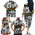 African-American Black Music Month Family Matching Off The Shoulder Long Sleeve Dress and Hawaiian Shirt Legends Tribute