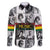 African-American Black Music Month Family Matching Off The Shoulder Long Sleeve Dress and Hawaiian Shirt Legends Tribute
