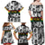 African-American Black Music Month Family Matching Off Shoulder Maxi Dress and Hawaiian Shirt Legends Tribute