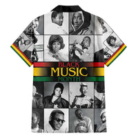 African-American Black Music Month Family Matching Off Shoulder Maxi Dress and Hawaiian Shirt Legends Tribute