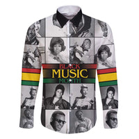 African-American Black Music Month Family Matching Puletasi and Hawaiian Shirt Legends Tribute