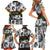 African-American Black Music Month Family Matching Short Sleeve Bodycon Dress and Hawaiian Shirt Legends Tribute