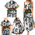 African-American Black Music Month Family Matching Summer Maxi Dress and Hawaiian Shirt Legends Tribute