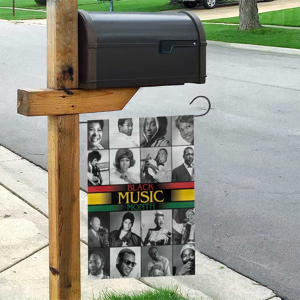 African-American Black Music Month Garden Flag Legends Tribute