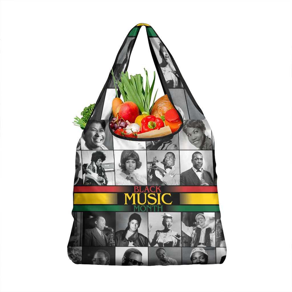 African-American Black Music Month Grocery Bag Legends Tribute