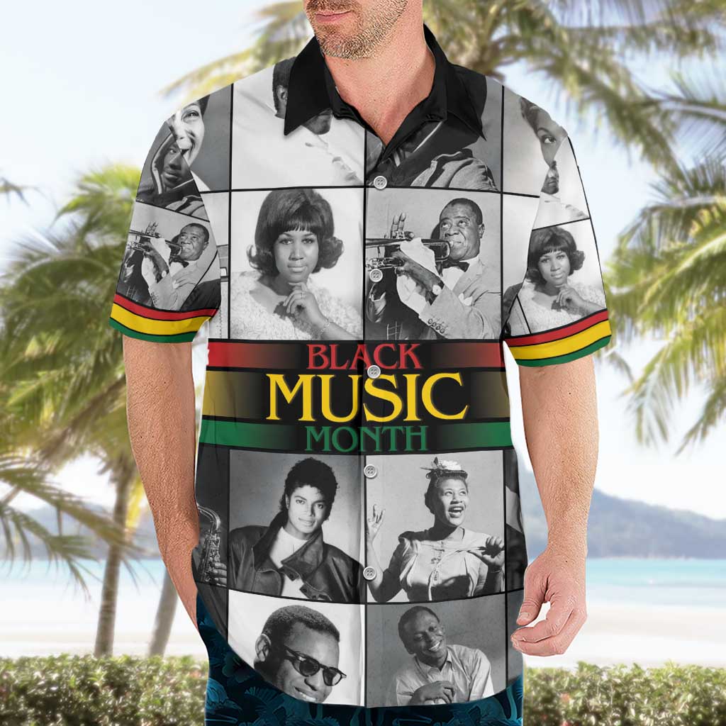 African-American Black Music Month Hawaiian Shirt Legends Tribute