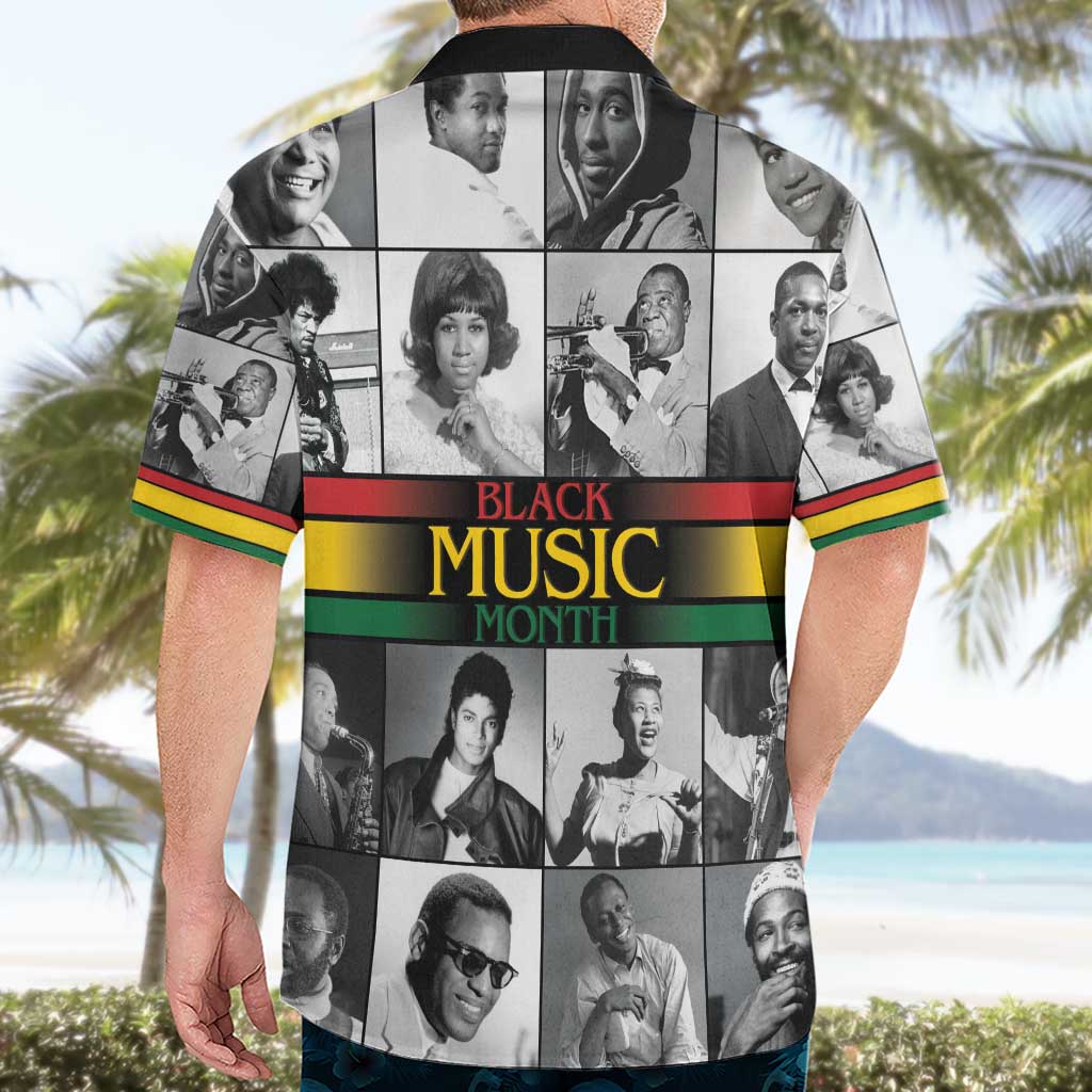 African-American Black Music Month Hawaiian Shirt Legends Tribute