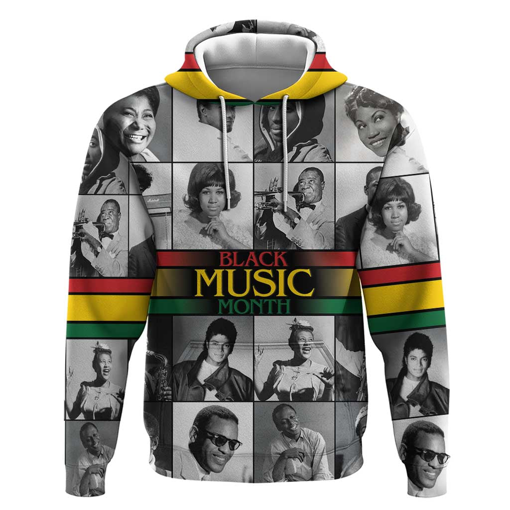 African-American Black Music Month Hoodie Legends Tribute