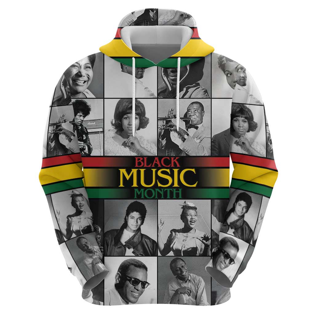 African-American Black Music Month Hoodie Legends Tribute