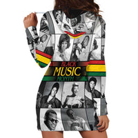 African-American Black Music Month Hoodie Dress Legends Tribute
