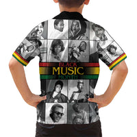 African-American Black Music Month Kid Hawaiian Shirt Legends Tribute