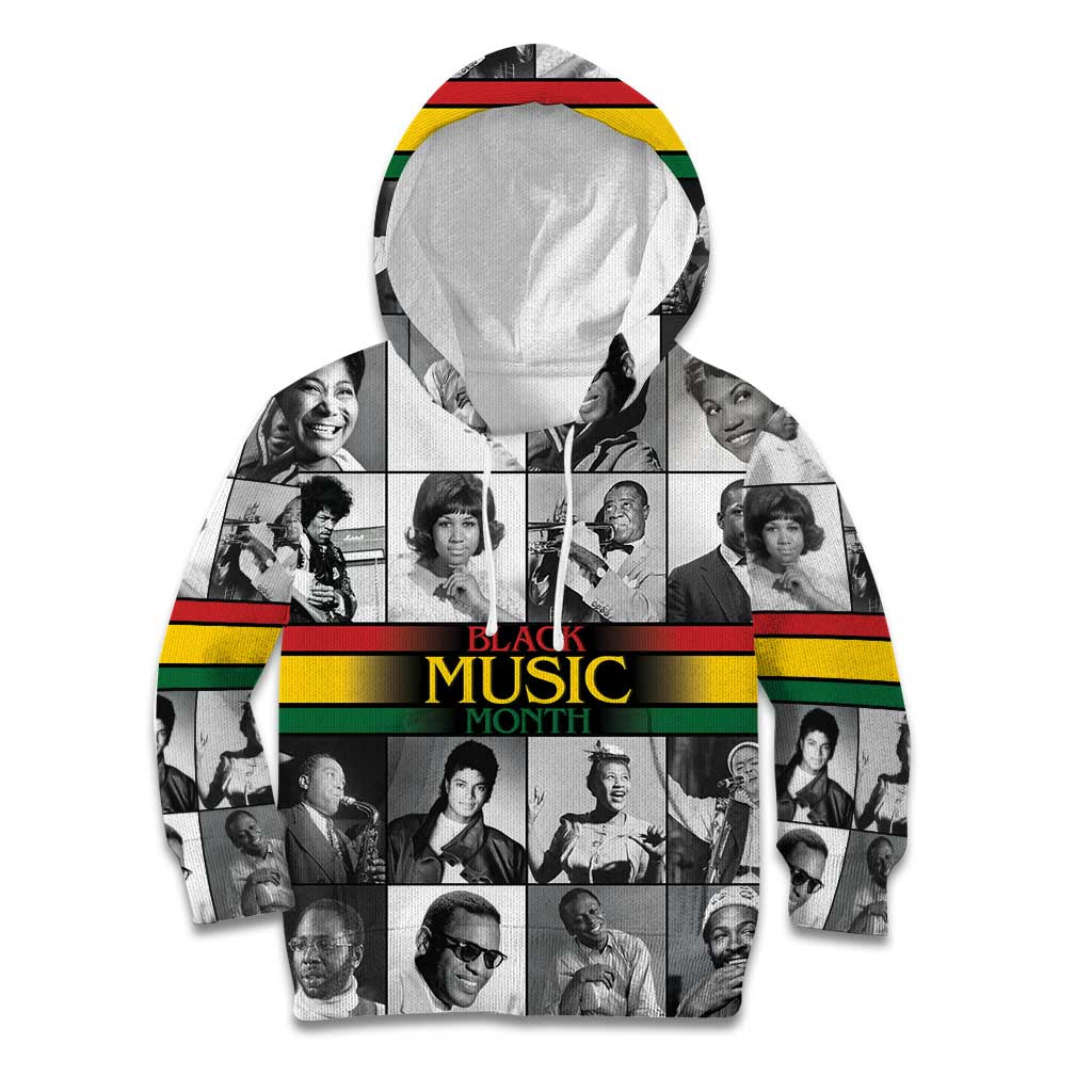 African-American Black Music Month Kid Hoodie Legends Tribute