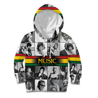 African-American Black Music Month Kid Hoodie Legends Tribute