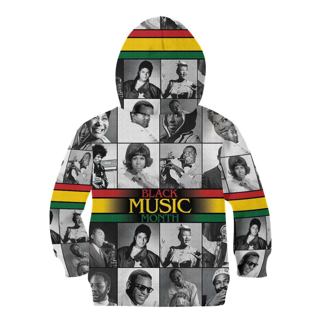 African-American Black Music Month Kid Hoodie Legends Tribute