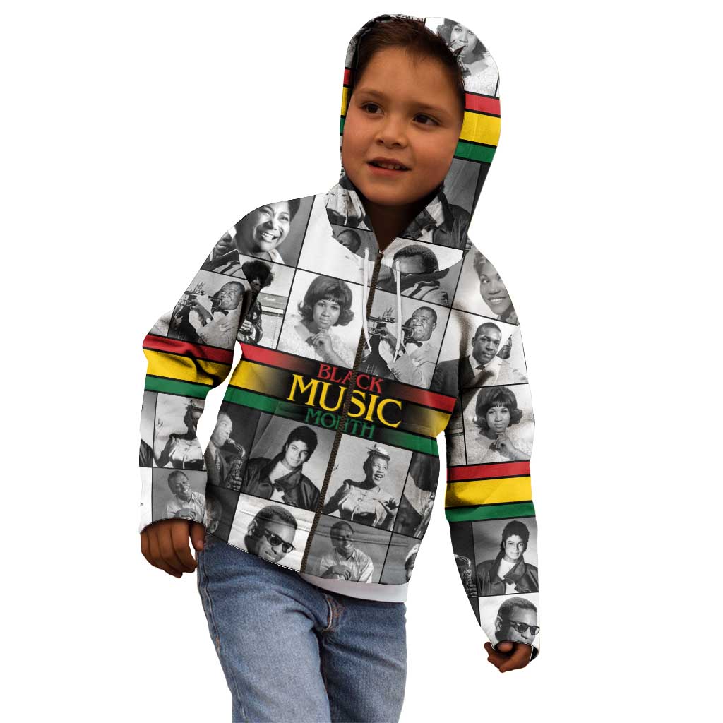 African-American Black Music Month Kid Hoodie Legends Tribute